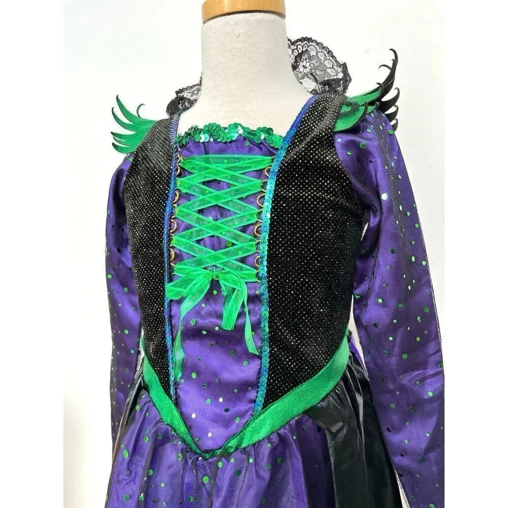 NEW Teetot Toddler Kids 5/6 3-piece Witch Costume
